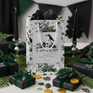 Tot de Dood Ons Bruiloftsfeest Ierse Schedels Brui Klein Cadeauzakje