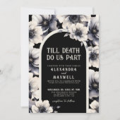 Tot de dood ons deel bloemenhuwelijk kaart (Voorkant)