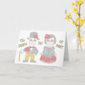 Tot de dood ons deel kaart (Gele Bloem)