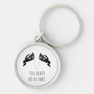 Tot de dood ons deel lichaam sleutelhanger