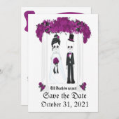 Tot de dood ons deel save the date (Voorkant / Achterkant)