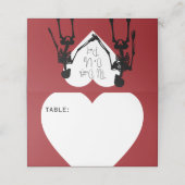 Tot de dood ons deel Skeleton Weddenschap Rood (Buitenkant ongevouwen)