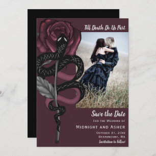 Tot de dood ons deel van de Gothische slang sparen Save The Date