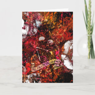 Tot de dood ons een onderdeelkaart in het rood kaart