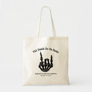Tot de dood ons Partij Bachelorette Party Tote Bag