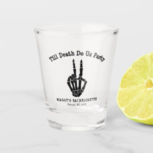 Tot de dood ons Partij Jonggezellenfeest Bruidsmei Shot Glas