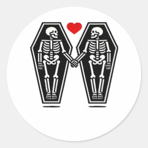 Tot de dood ons samenbrengt – Kent geen klassieker Ronde Sticker