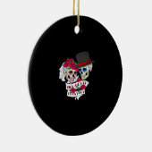 Tot de dood ons schedeldeel doet keramisch ornament (Rechts)