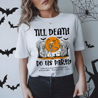 Tot de Dood Ons Scheidt: Bachelorette Halloween T-shirt