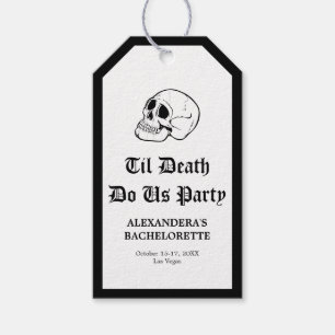 Tot de Dood Ons Scheidt Bruidsmeisje Cadeautje Cadeaulabel