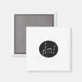 Tot de dood ons scheidt Classic Magneet (Voorkant / Achterkant)