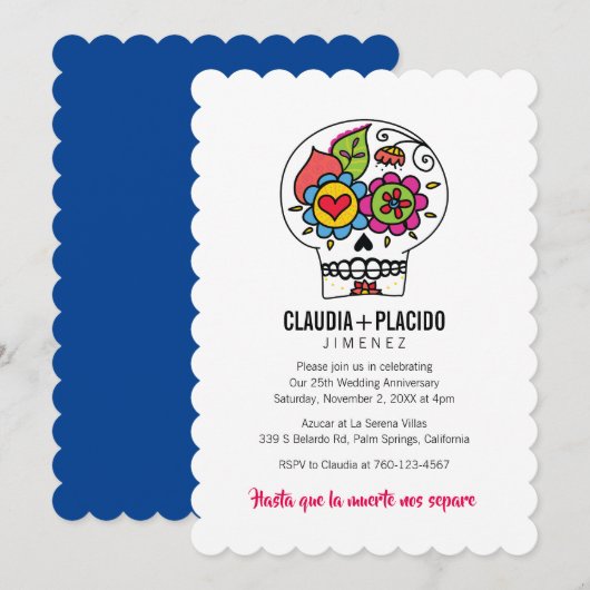 Tot de Dood Ons Scheidt - Jubileum Kaart (Voorkant / Achterkant)