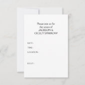 tot de dood ons scheidt kaart (Achterkant)