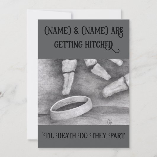 Tot de dood ons scheidt kaart (Voorkant)