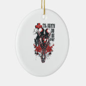 Tot de dood ons scheidt keramisch ornament (Rechts)