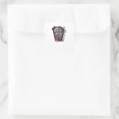 Tot de dood ons scheidt, kostuumidee vierkante sticker (Tas)