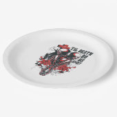 Tot de dood ons scheidt  papieren bordje (Gekanteld)