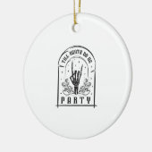 Tot de dood ons scheidt Retro Bruidsmeisje Design Keramisch Ornament (Links)