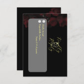 Tot de dood ons scheidt RSVP Kaarten (Voorkant / Achterkant)