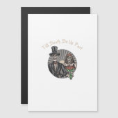 Tot de dood ons scheidt - Schedel pasgetrouwd echt (Voorkant / Achterkant)