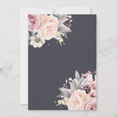 Tot de dood ons scheidt schedel trouwtaart kaart (Achterkant)