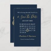 Tot de dood ons scheidt Suiker Schedel Bruiloft Save The Date (Voorkant / Achterkant)