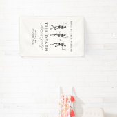 Tot de dood ons vrijgezel weekend feest spandoek (Insitu)