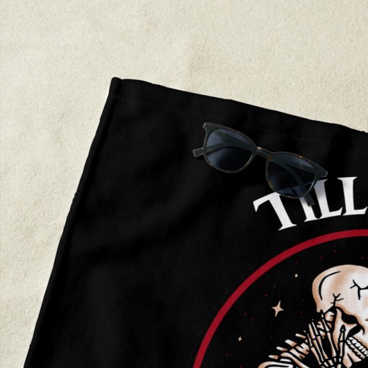 'Tot de dood strandlaken (In situ)