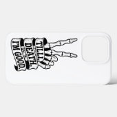 Tot de dood vrede hand skelet Case-Mate iPhone case (Achterkant (horizontaal))