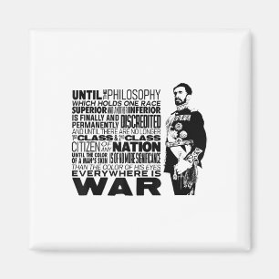 Tot de filosofie Haile Selie War Speech Reggae Magneet