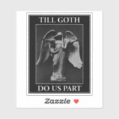 Tot de Gothic ons scheidt Sticker (Vel)
