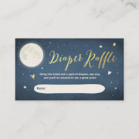 Tot de maan en terug Baby Shower Luiers Raffle