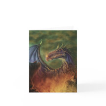 Tot de redding! Fantasy Dragon Notecard