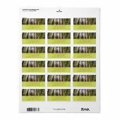 Tot de sequoia's in de ochtend etiket (Full Sheet)