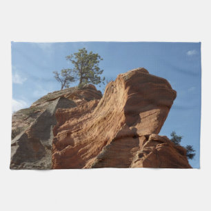 Tot de top van Angels Landing in Zion National Par Theedoek