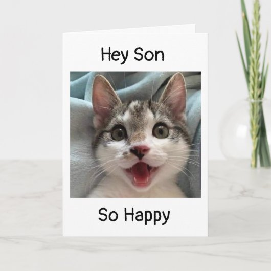 TOT EEN GROOT SON OP DE TWEEDE DAG! KAART (Voorkant)