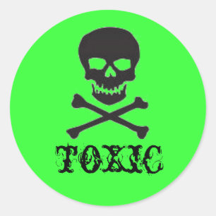 tot en met ronde sticker