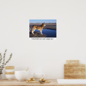 Tot er geen is, neem dan een poster (Keuken)