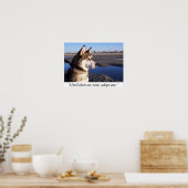 Tot er geen is, neem dan een poster (Keuken)