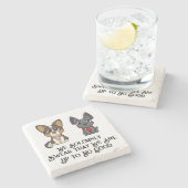 Tot geen goed Onderzetter (Zijkant)