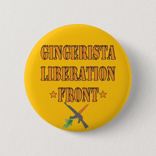 Tot Gingerista! Ronde Button 5,7 Cm (Voorkant)