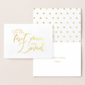 Tot het eerste man dat ik ooit van papa's trouwdag folie kaarten (Display)