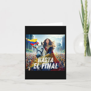 Tot Het Einde Maria Corina Machado Kaart