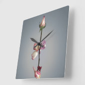 Tot het laatste blad... vierkante klok (Hoek)