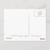 Tot ik je weer zie: Briefkaart (Achterkant)