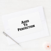 Tot in de perfectie rechthoekige sticker (Envelop)