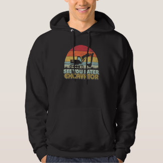 Tot later graafmachine Shirt. Retro, grappige Cons Hoodie