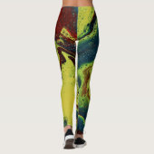 Tôt Le Matin 3 Leggings Abstraits Dynamiques (Dos)