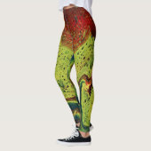 Tôt Le Matin 3 Leggings Abstraits Dynamiques (Gauche)