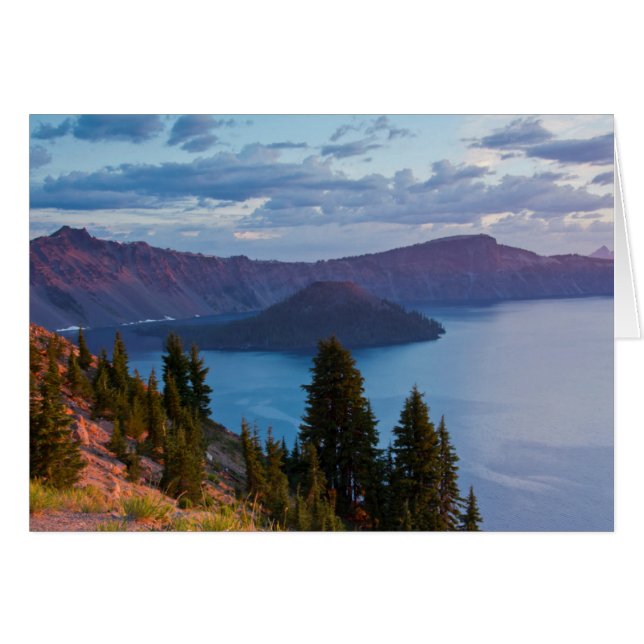 Tôt le matin, Crater Lake (Devant horizontal)